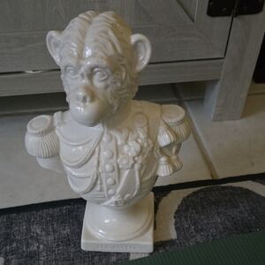 SLS Hotel Beverly Hills White Ceramic Monkey Bust